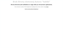 Tablet Screenshot of habibi.fotogalerie.pl