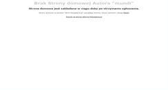 Desktop Screenshot of mundi.fotogalerie.pl